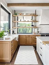 Plasttæpper - Camden (grå/hvid)