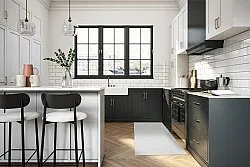 Plasttæpper - Chelsea (lysegrå)