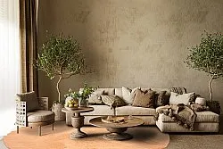 Runde tæpper - Cloud Super Soft (terracotta)