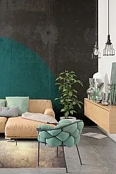 Wilton-tæppe - Oristano (brun/guld)