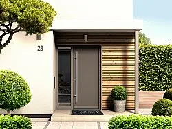 Dørmåtte - Blake (sølv)