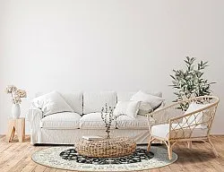 Rundt tæppe - Arabella (sort)