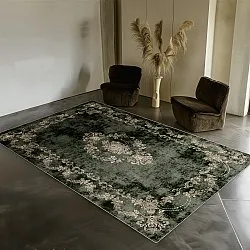 Wilton-tæppe - Taknis (mørkegrøn)