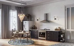 Rundt tæppe - Livley (mørkeblå)