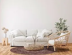 Rundt tæppe - Lainey (rød)