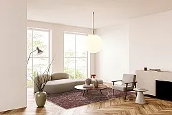 Wilton-tæppe - Lainey (rød)