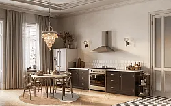 Rundt tæppe - Lazio (beige/lyserød)