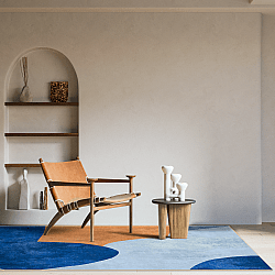 Wilton-tæppe - Lazio (blå)