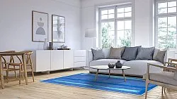 Wilton-tæppe - Asti (blå)