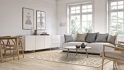 Wilton-tæppe - Ember (beige/offwhite)