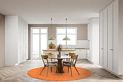 Runde tæpper - Hamilton (Orange Peel)