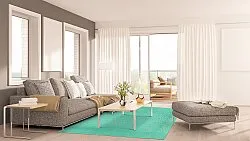 Uldtæppe - Hamilton (Biscay Green)