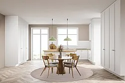 Runde tæpper - Hamilton (Silver Grey)