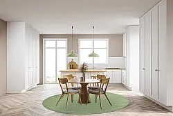 Runde tæpper - Hamilton (Chive)