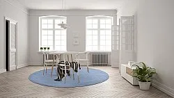 Runde tæpper - Hamilton (Faded Denim)