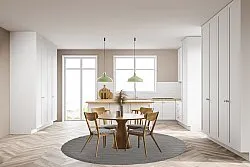 Runde tæpper - Hamilton (Asphalt)