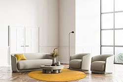 Runde tæpper - Hamilton (Saffron)