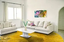 Rundt tæppe - Arbus (guld)