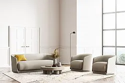 Wilton-tæppe - Alden (offwhite/guld)