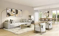 Uldtæppe - Ives (beige)