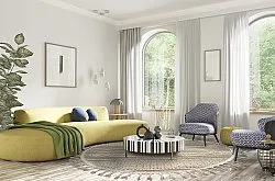 Runde tæpper - Indoor/Outdoor Athena (beige)