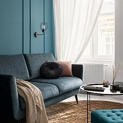 Rundt tæppe - Junes (guld)