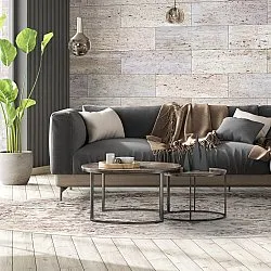 Rundt tæppe - Mateur (grå)