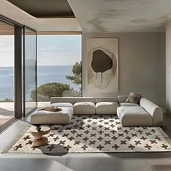 Ryatæpper - Chesley Natural Cotton Shaggy (beige)