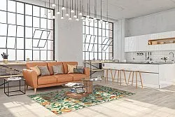 Wilton-tæppe - Cosette (orange/multi)