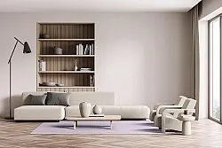 Uldtæppe - Hamilton (lys lilla)