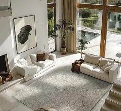 Ryatæpper - Sion Natural Cotton Shaggy (offwhite)