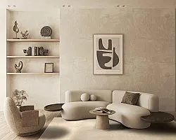 Wilton-tæppe - Vevila (beige)