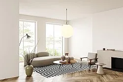 Tæpper til indendørs/udendørs brug - Otto (sort)