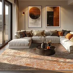 Wilton-tæppe - Pavoa (orange)