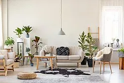 Wilton-tæppe - Valetta (sort/hvid)