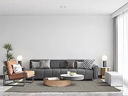 Uldtæppe - Cartmel (grå)