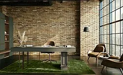 Ryatæpper - Aranga Super Soft Fur (olivengrøn)