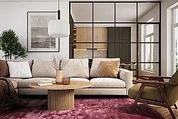 Ryatæpper - Aranga Super Soft Fur (rose)