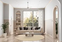 Runde tæpper (sisal) - Agave (taupe)