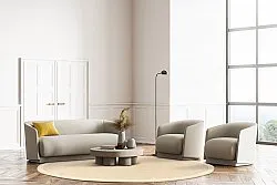 Runde tæpper (sisal) - Agave (beige/beige)