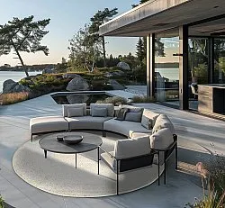 Runde tæpper - Indoor/Outdoor Baldwin (cream)