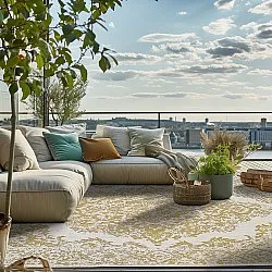 Tæpper til indendørs/udendørs brug - Boyd (gul)