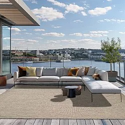 Tæpper til indendørs/udendørs brug - Hayden (beige)