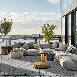 Tæpper til indendørs/udendørs brug - Maynard (sort)