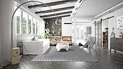 Tæpper til indendørs/udendørs brug - Maynard (sort)