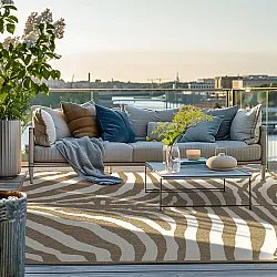 Tæpper til indendørs/udendørs brug - Winona (beige)