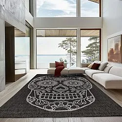 Tæpper til indendørs/udendørs brug - Raylan (sort)