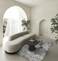 Wilton-tæppe - Valeria (sort)