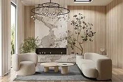 Wilton-tæppe - Vevila (grå)