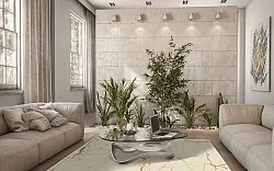 Wilton-tæppe - Vieste (beige/guld)